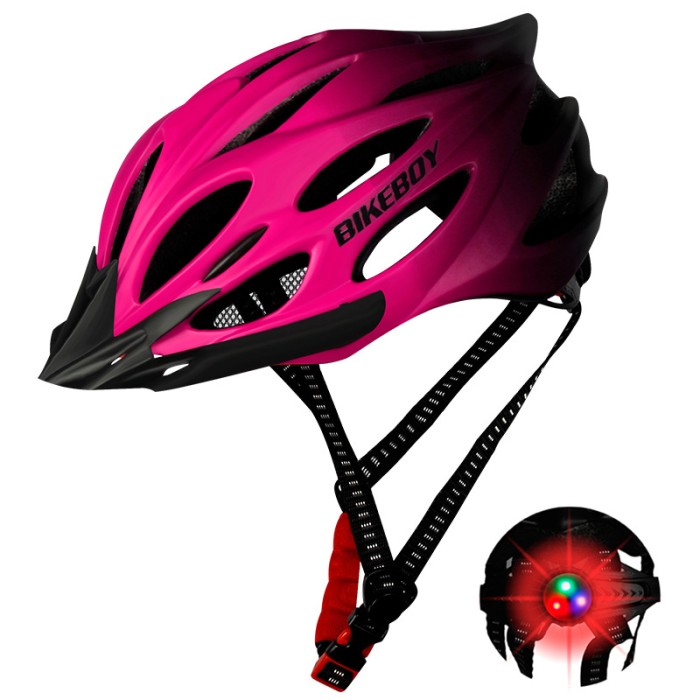 BikeBoy Helm Sepeda MTB Pria Wanita Dewasa - Model Non Tali, Hitam