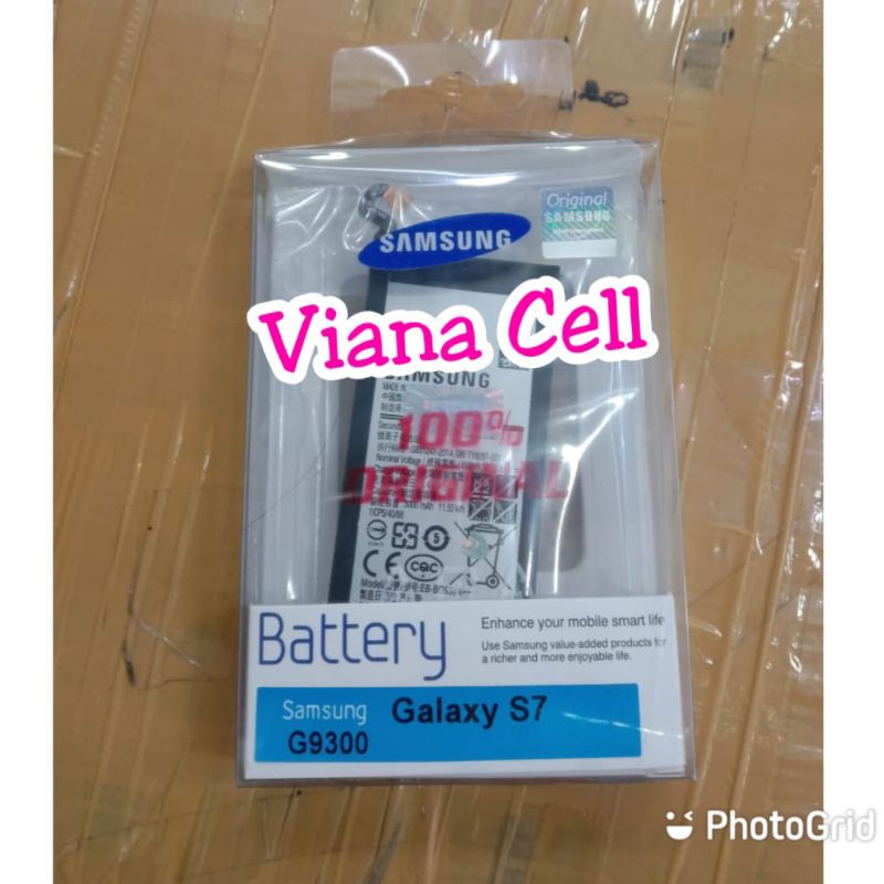 BATERAI BATREI BATTERY SAMSUNG S7 FLAT G930 G930F ORIGINAL SEIN 100 PERSEN