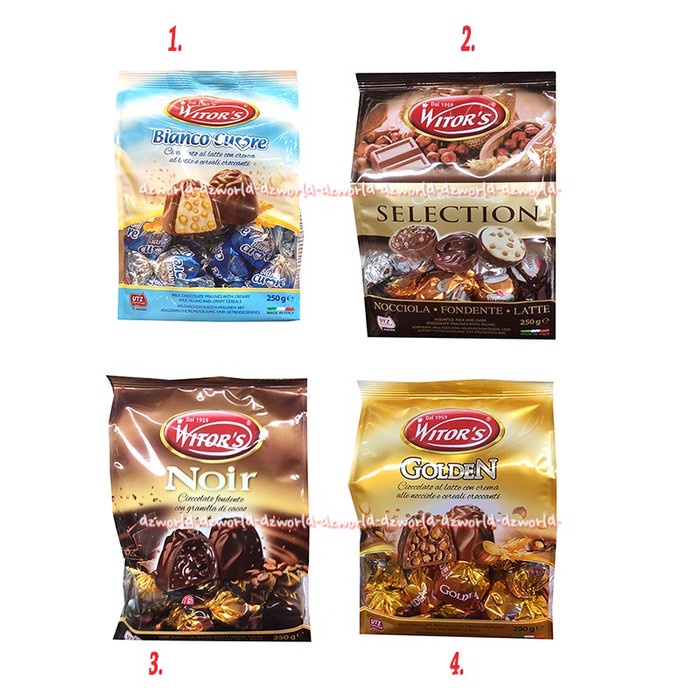 

WITORS BIANCO CIOCCOLATO MILK CHOCOLATE COKELAT ITALI TERSEDIA 4VARIAN