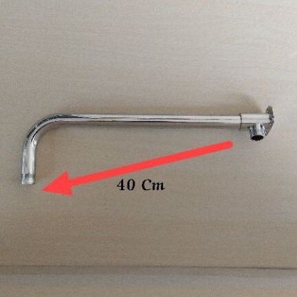 Dudukan Shower Tanam Bracket Wall Shower Instalasi Luar Kuningan