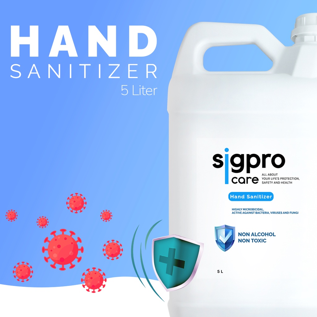 Jual Sigprocare Hocl Hand Sanitizer 5L Non Alcohol Fin   Jakarta Timur