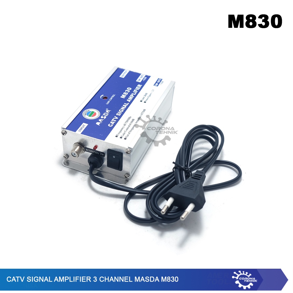 Masda M830 - CATV Signal Amplifier 3 Channel