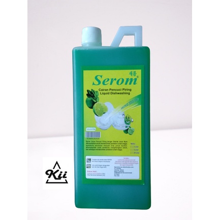 SEROM Sabun Cuci Piring Botol 1L aroma Jeruk Nipis