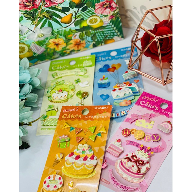 

STICKER 3D HANDMADE CAKES SEASON TAIWAN