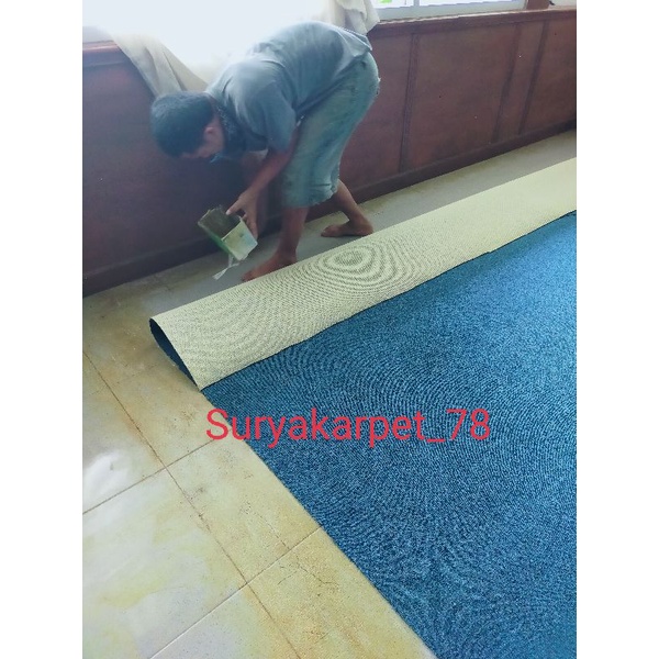 Karpet meteran BALI tebal 5mm (dijual per 10cm) lebar bahan 2m karpet kantor/masjid/gereja