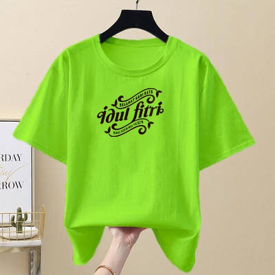 YOURSTYLE1119 - KAOS IDUL FITRI  BAJU KAOS WANITA DISTRO UNISEX OVERSIZE PRIA JUMBO CASUAL KEKINIAN