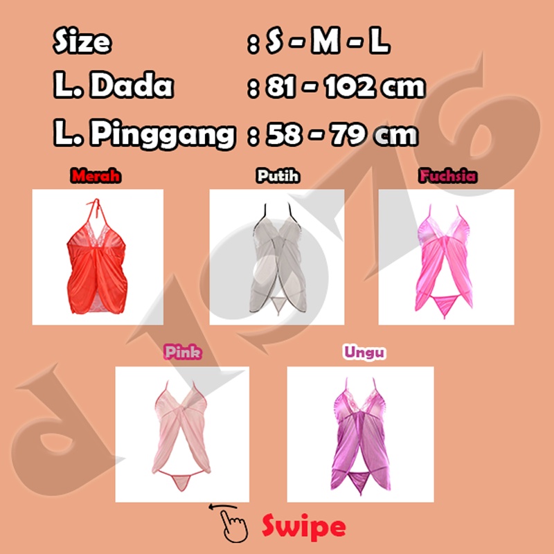 d1976 Baju Haram Cewe Bikini Lingery Lingerie Lingeri Lingeria Lengerie Lingery Sexy Wanita Dewasa Hot Binal Jumbo Big All Size Oversize Sexy Murah Jumbo S M L OFL-F178-4