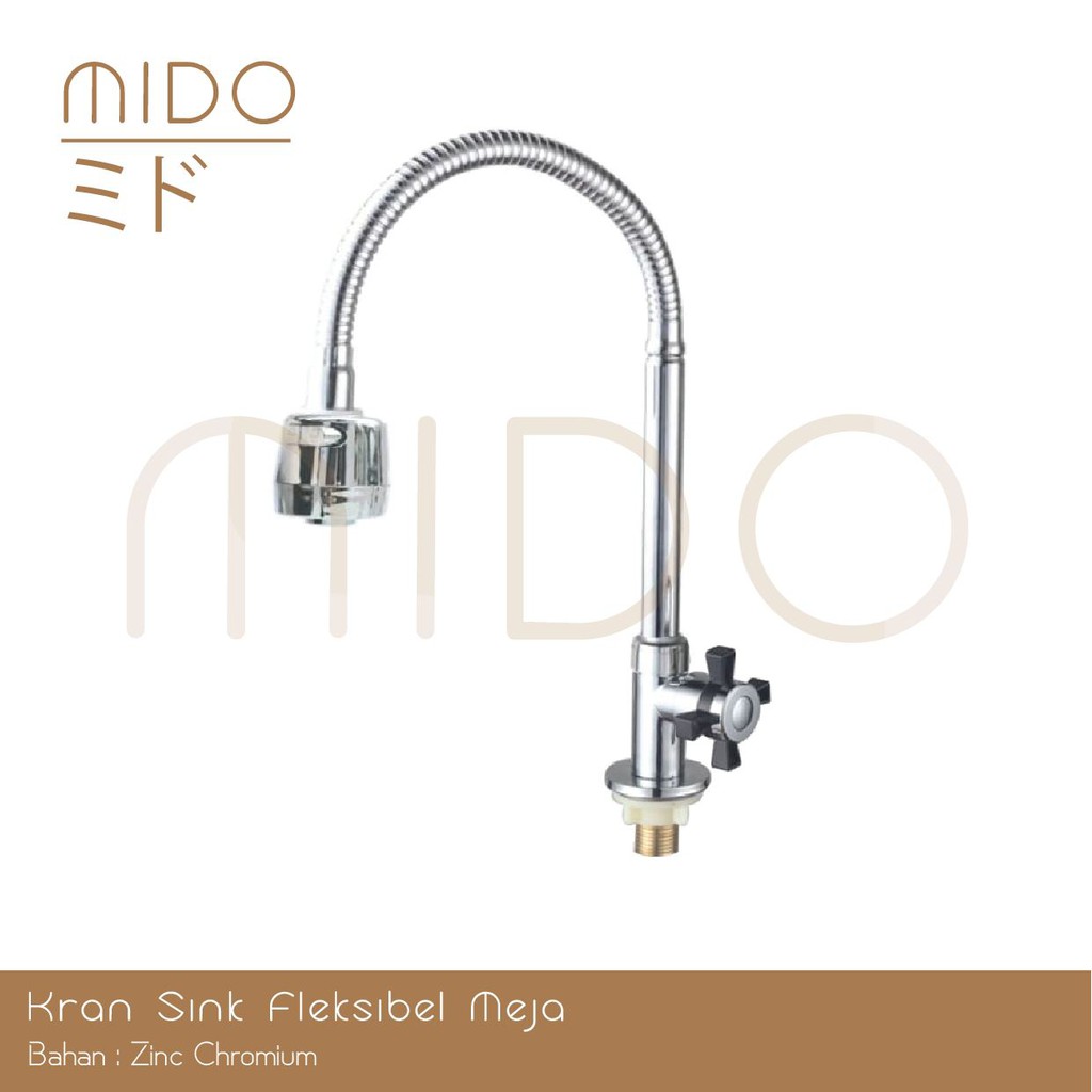 Kran Sink Flexible Tanam Meja Dapur Cuci Piring Baling 