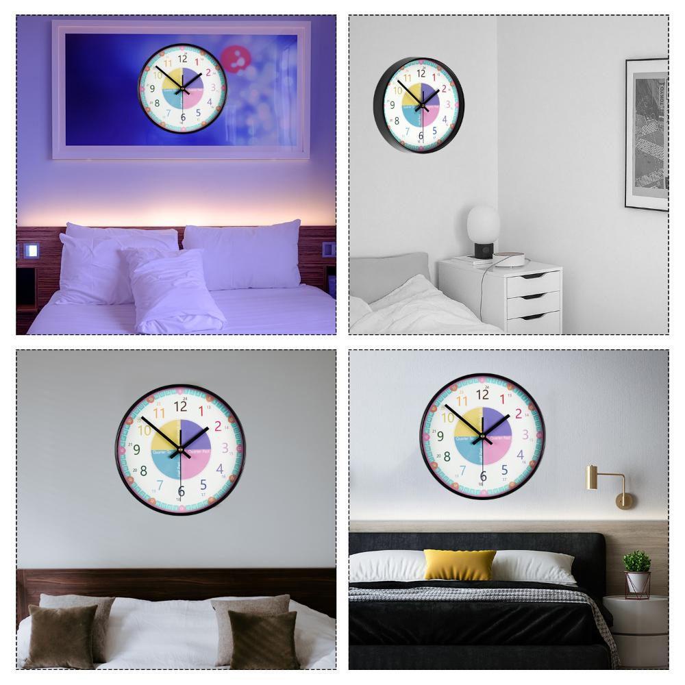 Top Wall Clock Playroom Anak Belajar Cerita Waktu Dengan Mudah Bagus Jam Dekorasi Dinding Untuk Anak