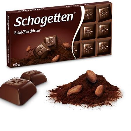 

Schogetten Originals Edel Zartbitter Coklat Import Germany Dark Choco