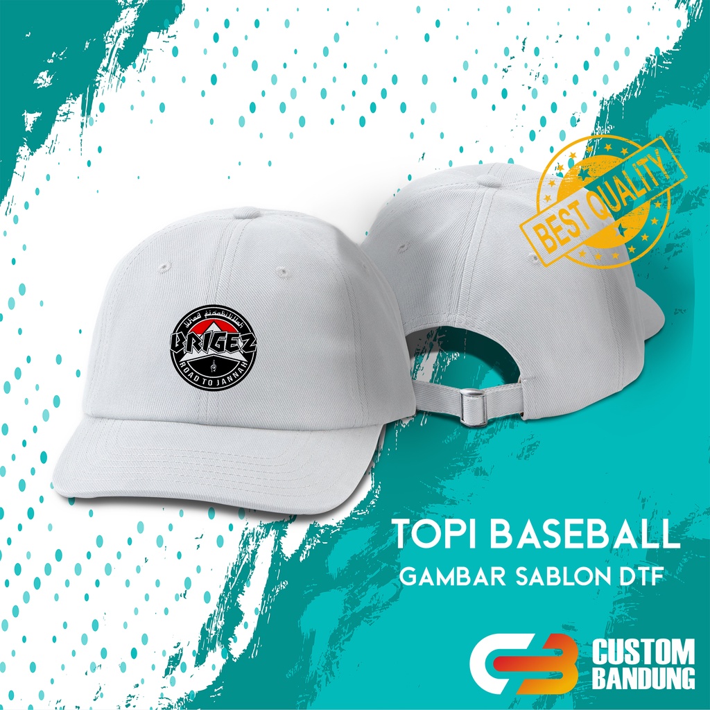 Topi Baseball BRIGEZ 6 Pria Wanita Bisa COD Original High Premium Quality