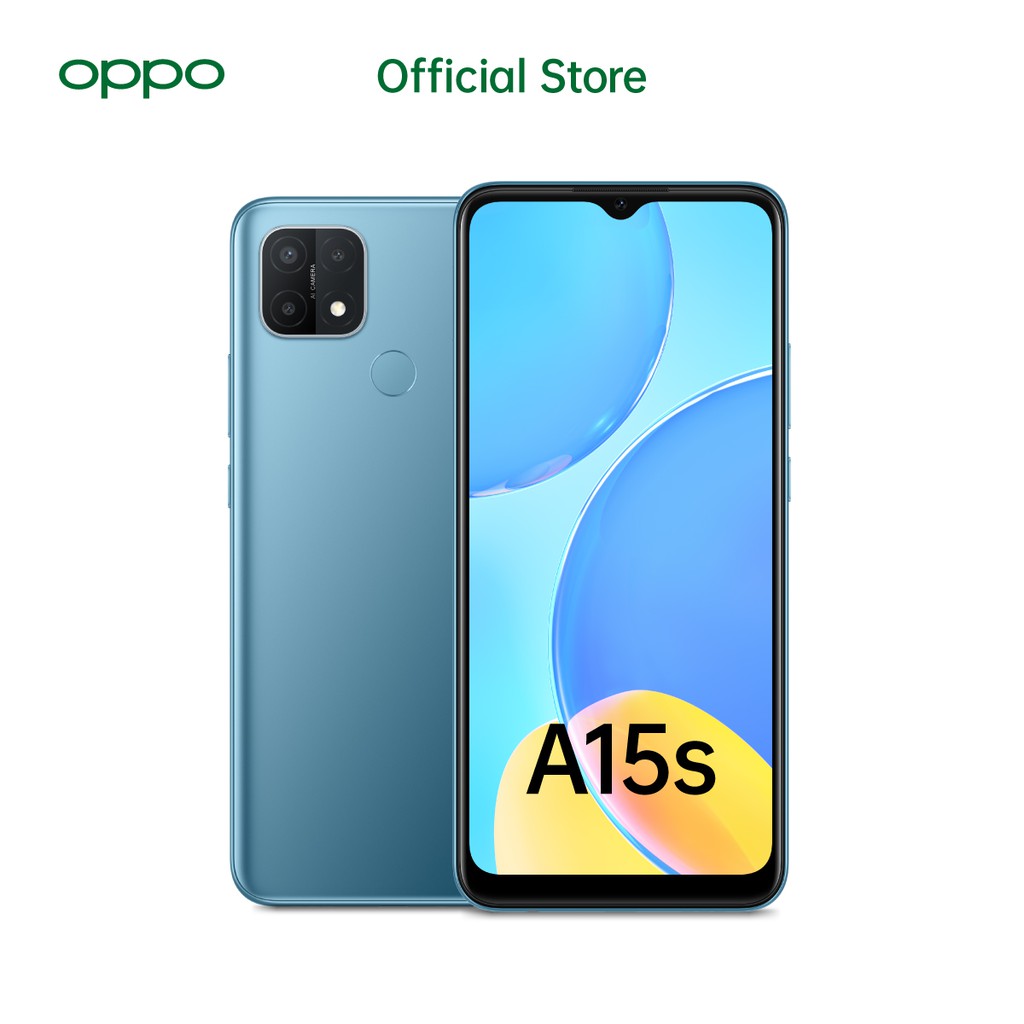 OPPO A15S 4GB/64GB [4230 mAh, AI Face Unlock] | Shopee