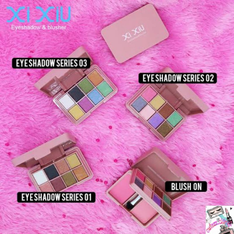 ☃Cutezz_Ching1☃Xi Xiu Eyeshadow &amp; Blusher - Eyeshadow &amp; Blush On 16g