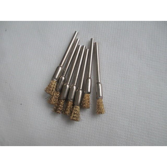 Wire Brush BRASS 6mm Sikat Kawat KUNIGAN Mini Grinder Dremel *WB08