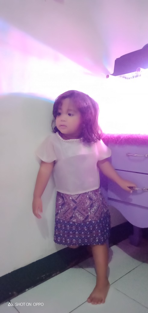 Dress Batik Anak Glazy