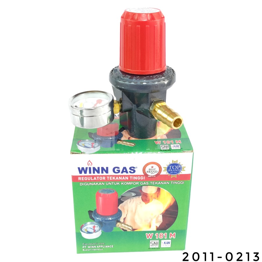 Regulator Tekanan Tinggi Plus Meter Winn Gass W 181 M