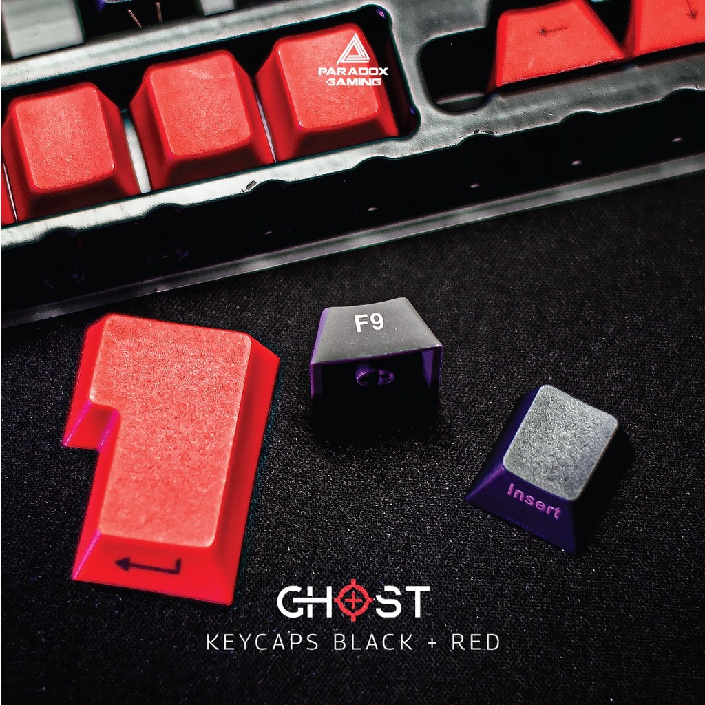 Paradox Gaming Keycaps GHOST PBT Dye Sub Side Print Keycaps