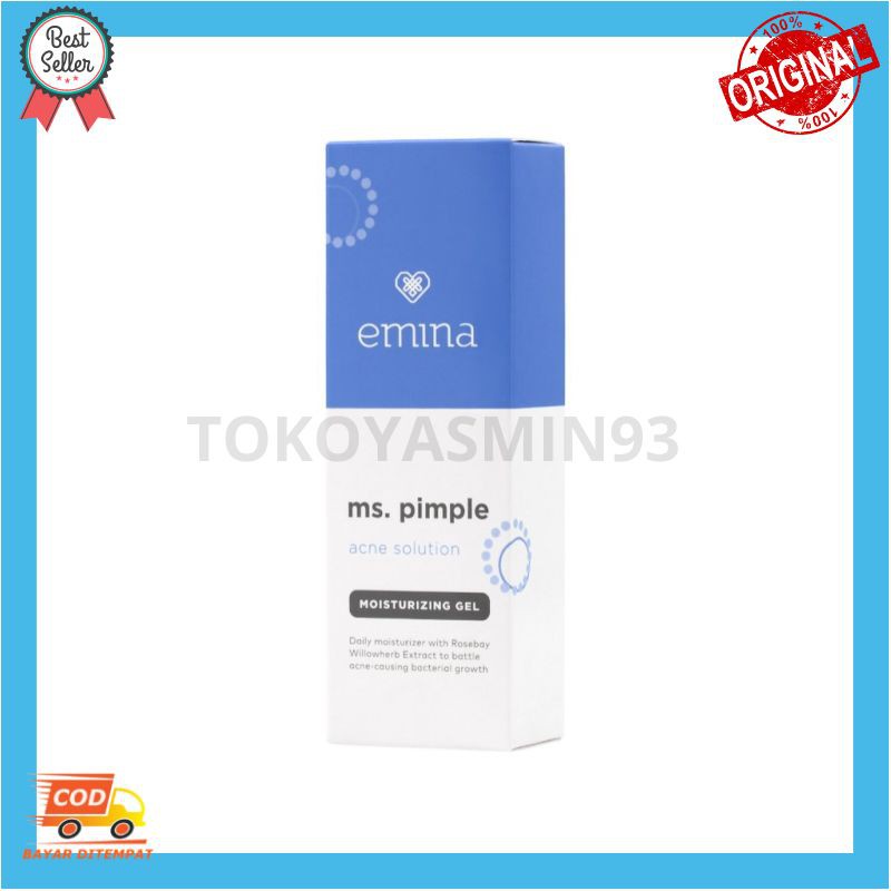 Emina Ms. Pimple Acne Solution Moisturizing Gel 20ml Murah