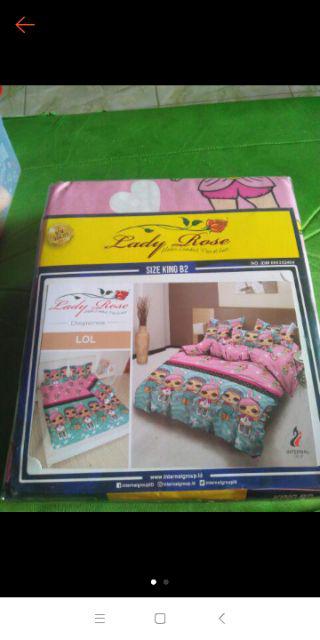 Lady Rose Lol Sprei 120/180x200