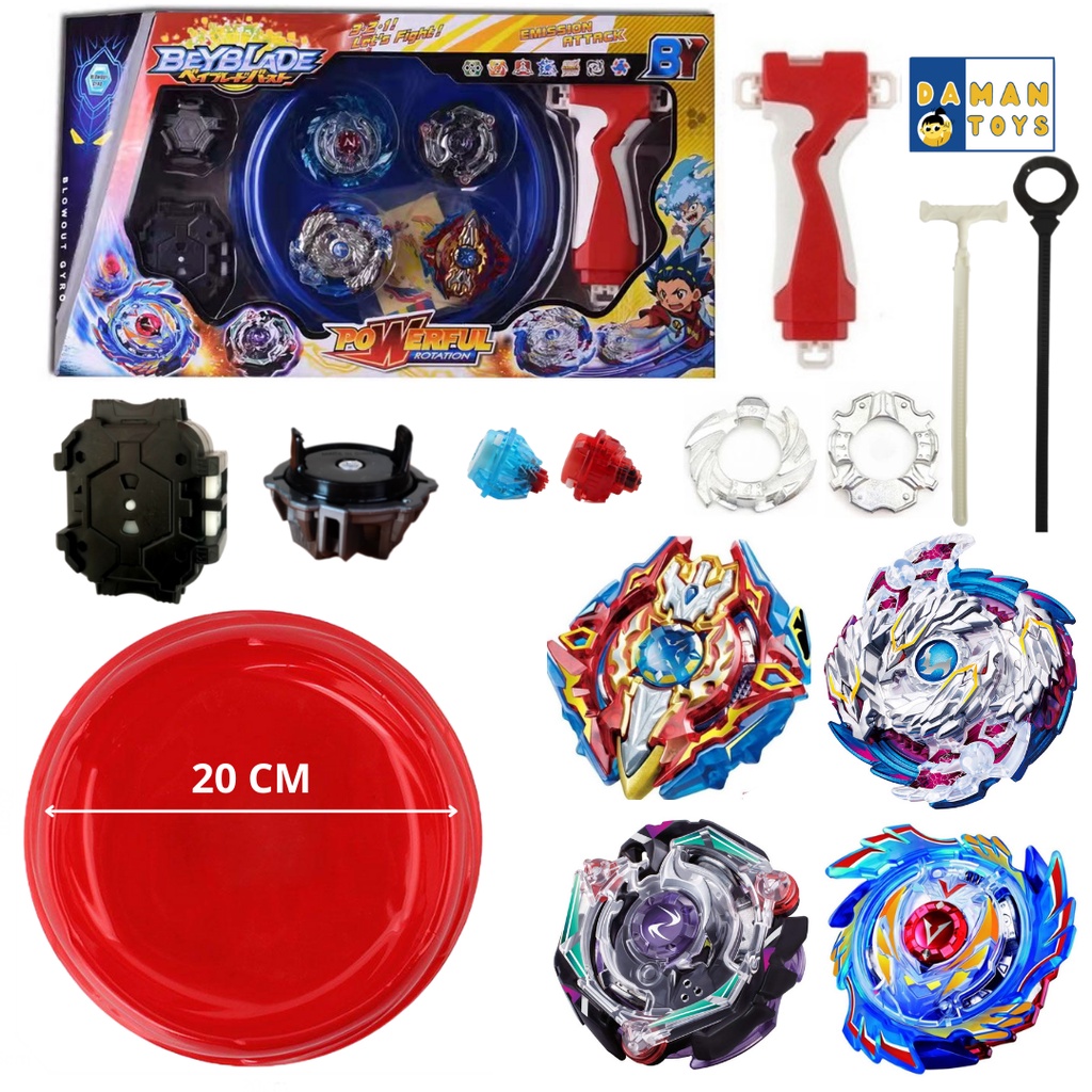 [PROMO] Gasing Beyblade Burst 4 in 1 Set Gasing GRATIS Arena Stadium