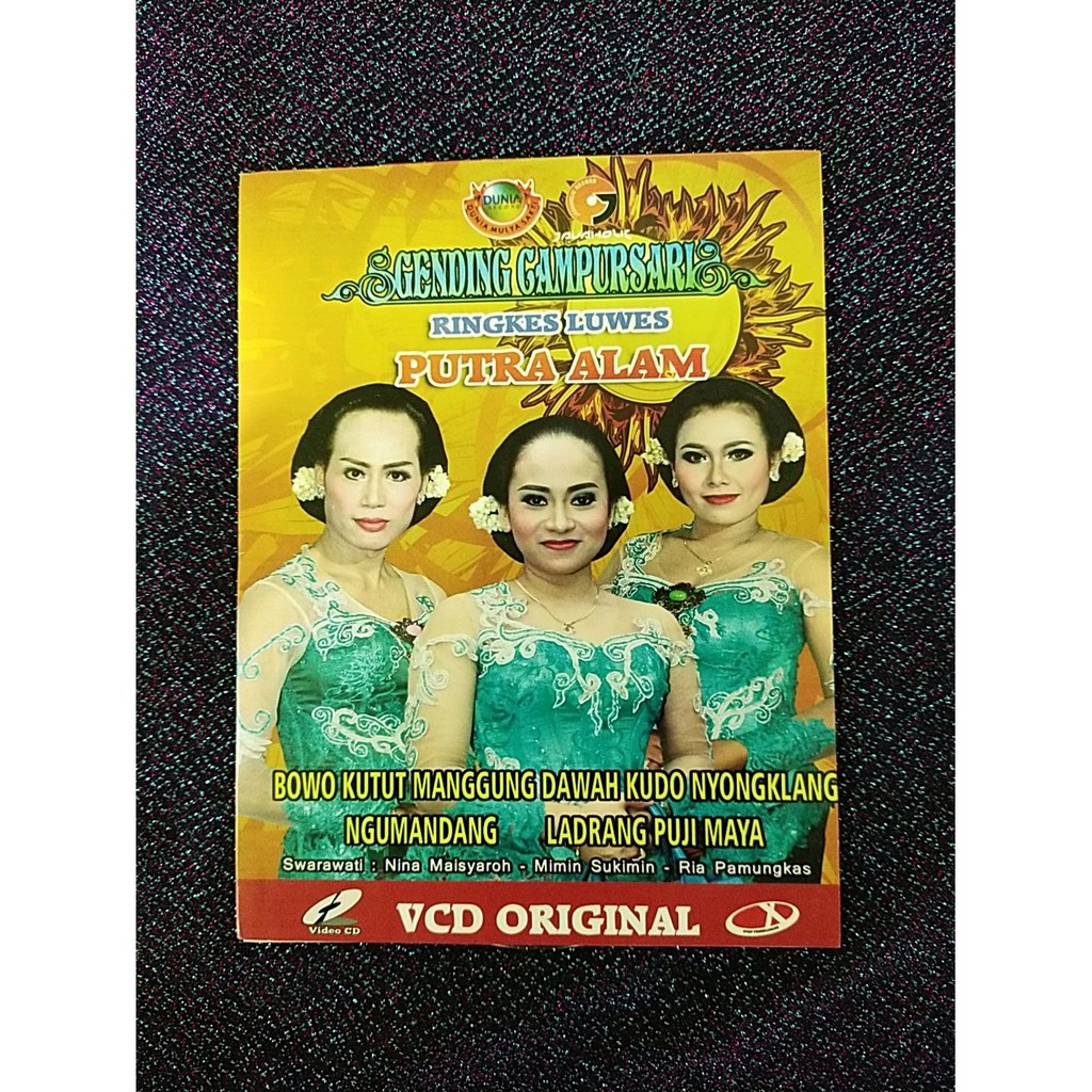 VCD VIDEO MUSIK LAGU JAWA GENDING CMPURSARI ASLI ORIGINAL