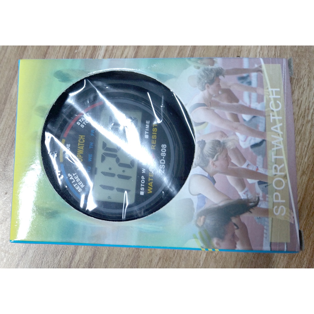 Stopwatch Profesional LCD dengan Strap