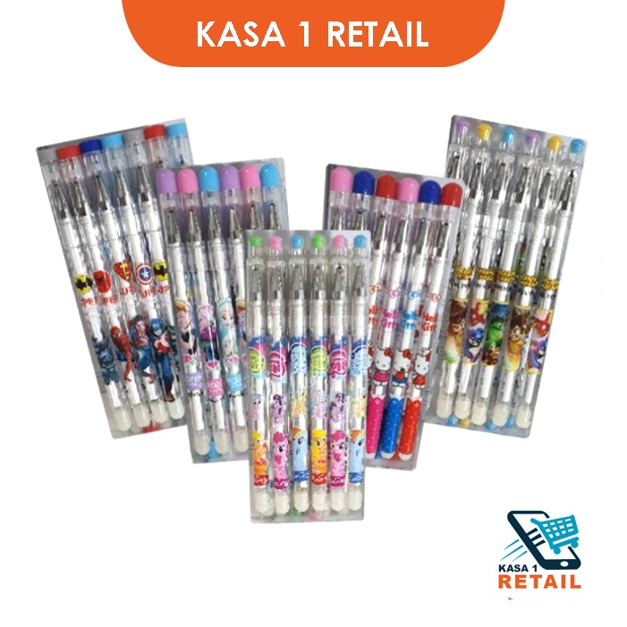 

3 PCS Pulpen Bisa Dihapus / Pen Gel Fancy Murah Bisa DIhapus