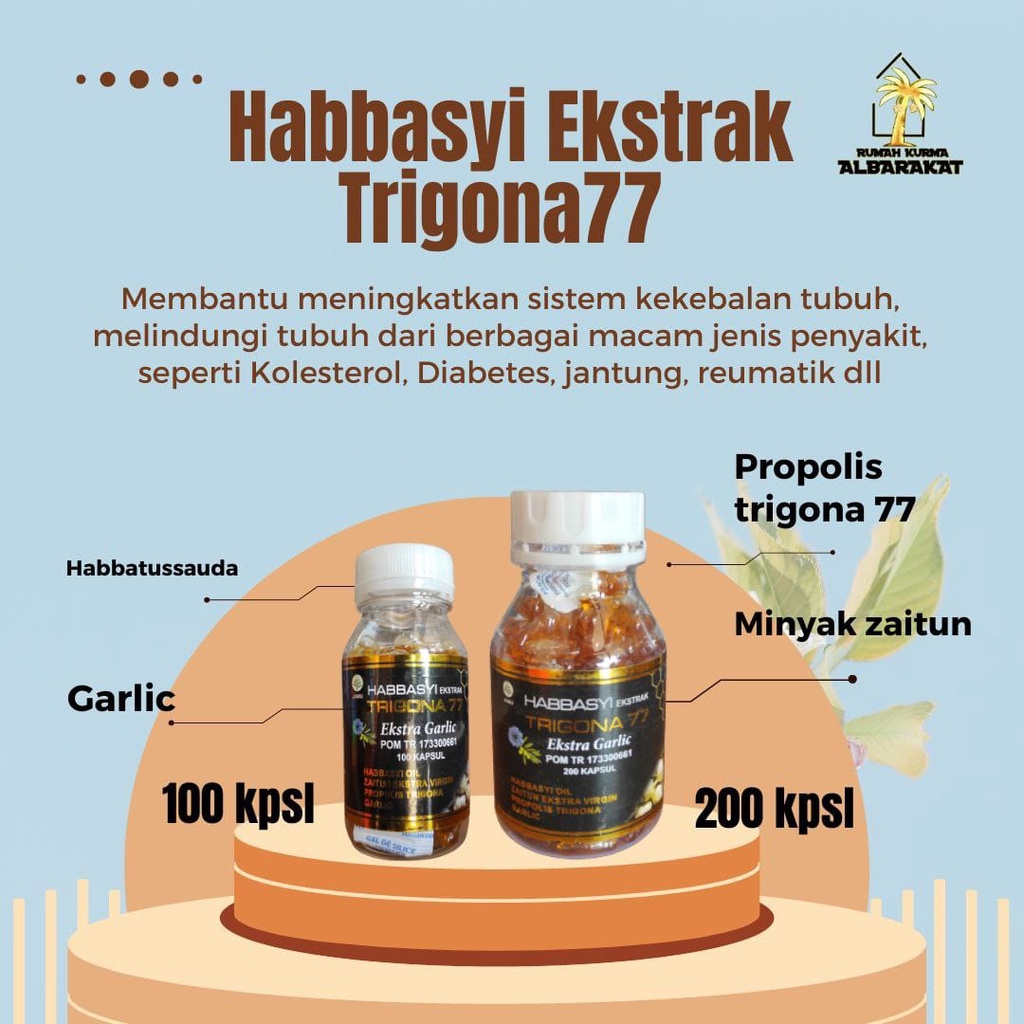 Habbasyifa Ekstrak Trigona 77 Ekstrak Garlic