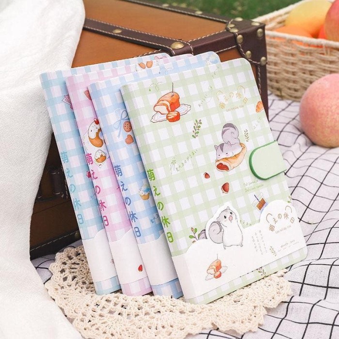 

(BISA COD) Buku Summer Journal / Agenda impor / Notebook lucu diary lucu Journal - Biru