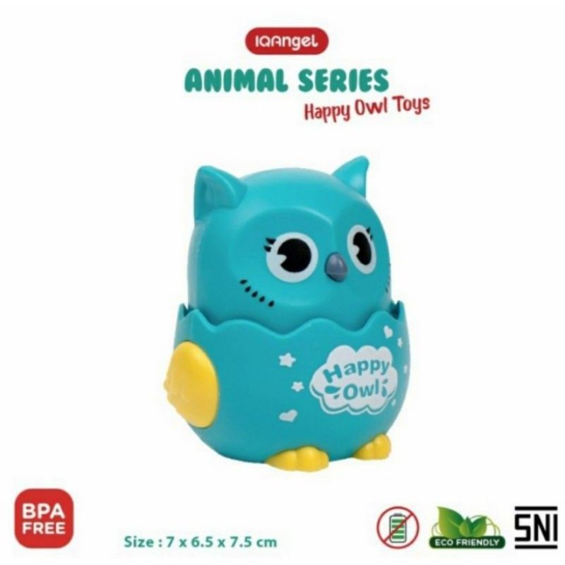 IQ ANGEL Happy Owl Toys Mainan Anak Bayi Melatih Motorik Baby Toys