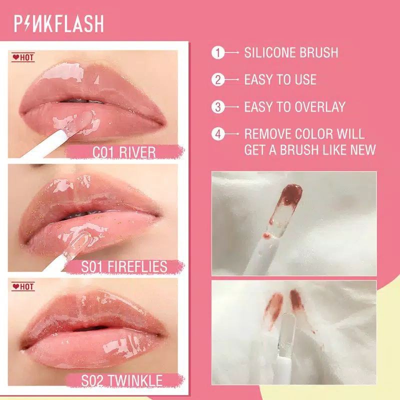 PINKFLASH  LASTING GLOSSY LIP GLOSS PF-L02