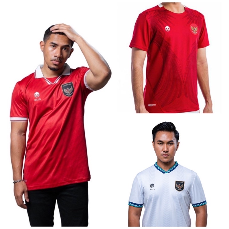 MILLS Timnas Indonesia Jersey Home Replica Version 2020 & 2022