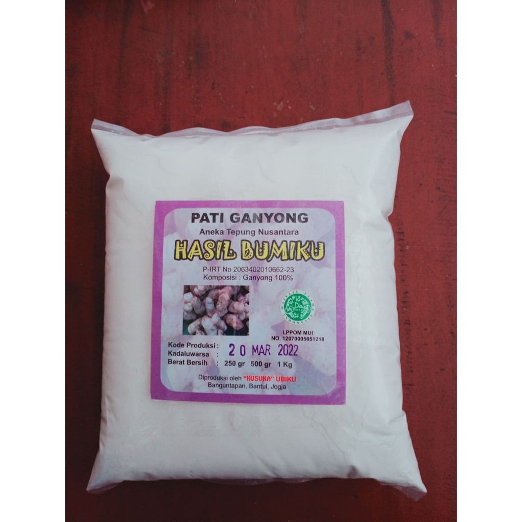 

Tepung pati ganyong Kemasan 250 gram