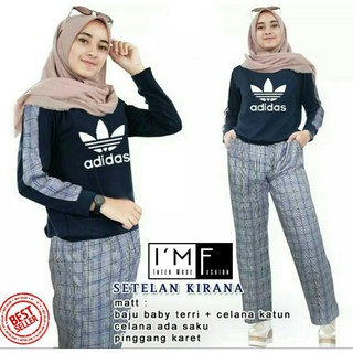 IMF SETELAN TRAINING KIRANA Size XL 4 Warna Baju dan IMF SETELAN TRAINING KIRANA Size XL 4 Warna Baju dan