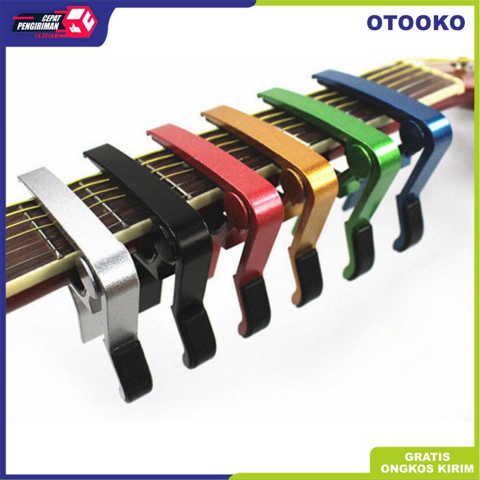 Guitar Capo Kapo Gitar Bass Akustik Elektrik Ukulele Aluminium Alloy