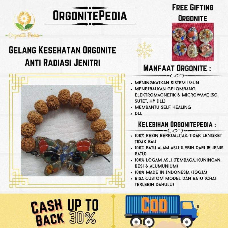 Gelang Kesehatan Orgonite Anti Radiasi Jenitri