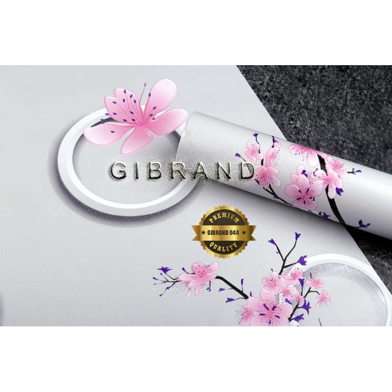 Wallpaper Dinding Sticker 10m Gibran 44 Bunga Sakura