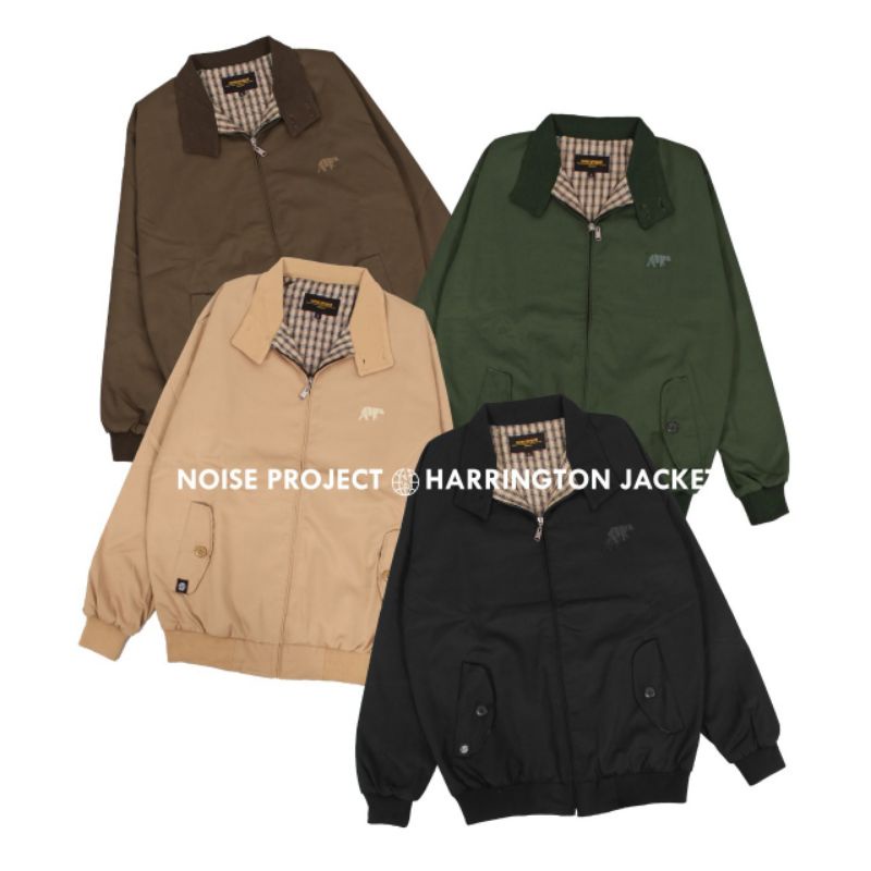 JAKET CANVAS HARRINGTON NOISE ORIGINAL WOLV / JAKET TRUCKER WOLV