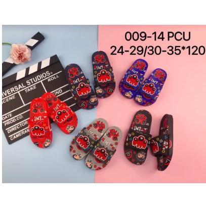 sandal alina original import cina  anak slop SANDAL kokop ANAK KARAKTER SQUID GAME 2011-D1 UNTUK ANAK LAKI LAKI 25/35 BAHAN EMPUK NYAMAN DIPAKAI TAHAN AIR