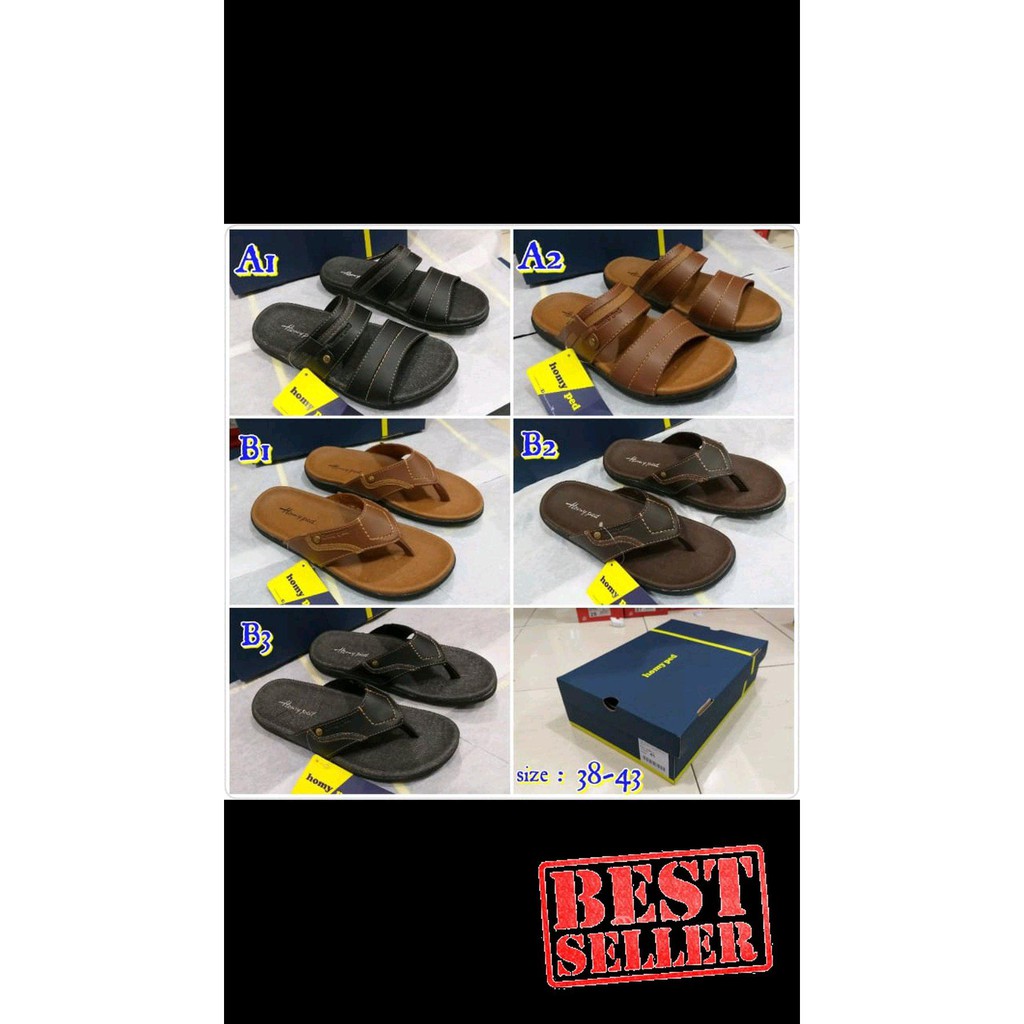 sandal homyped pria sandal casual homyped sandal pria trendy sandal Baru 