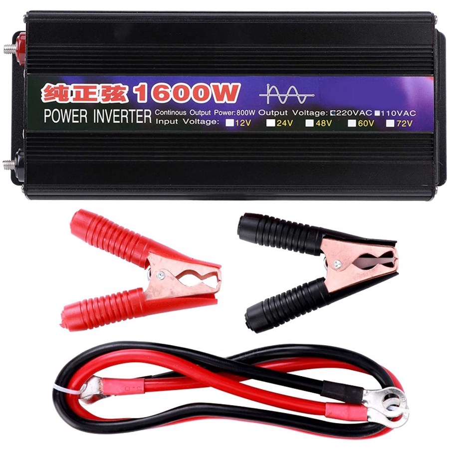 inverter pure sine wave 1600w 800w continous 12V to 220v inverter PSW