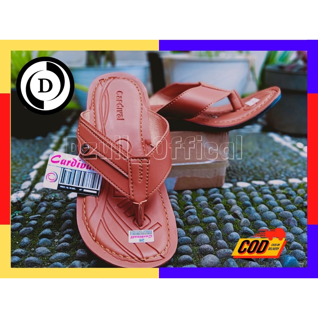 Sandal Jepit Dewasa Slide Kulit Asli Original Branded Kulit Pria A13