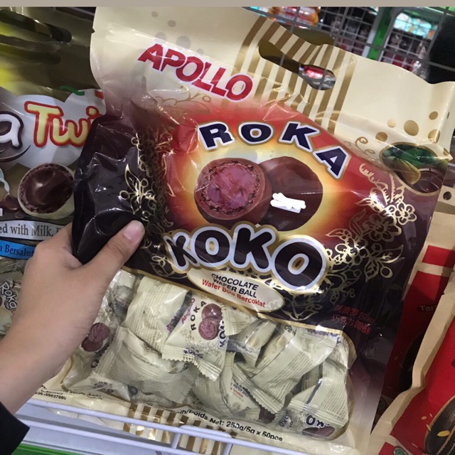 

Apollo roka coklat bulan isi 50pcs
