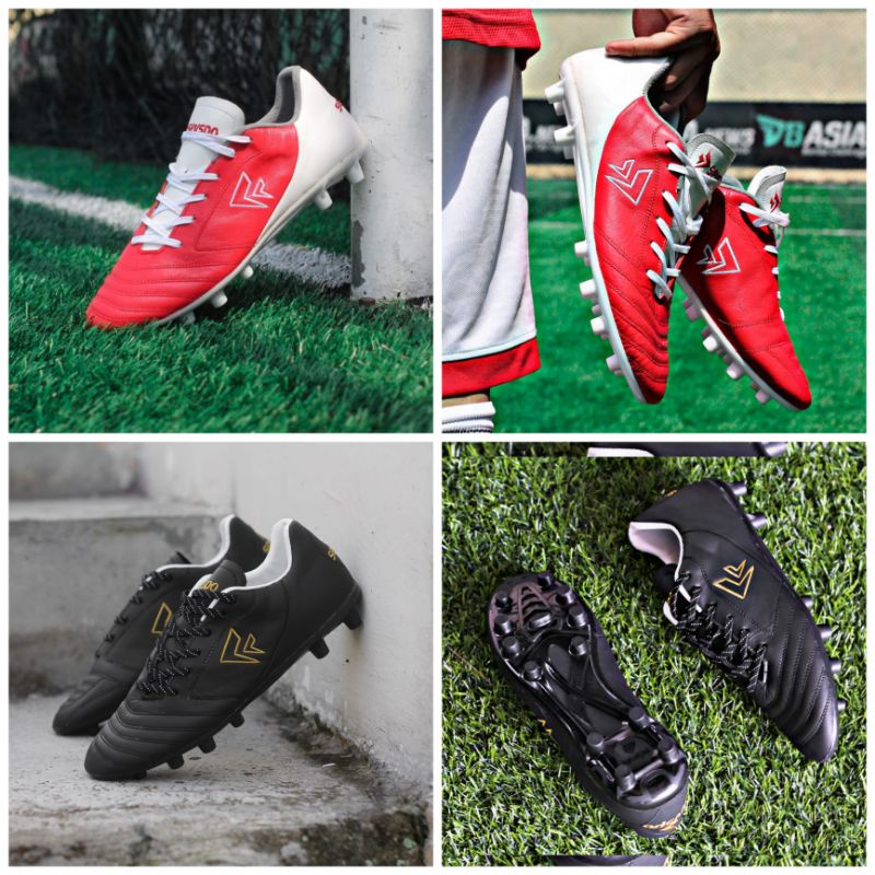 SEPATU SEPAKBOLA SEVSPO X HUNTER ZS LEATHER KULIT SAPI ORIGINAL