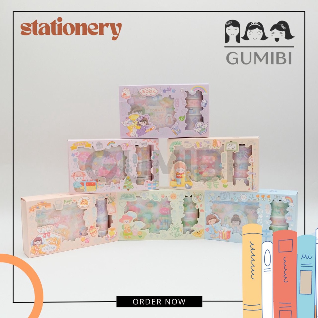 

PAKET STIKER WASHI TAPE BLUDRU STICKER GLOSSY DAN SOLATIP GLITTER UNIK SET PAKET MURAH