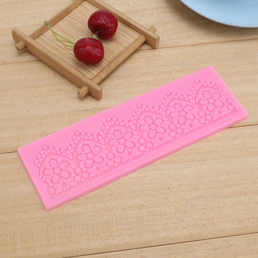 D Silicone Mold Fondant Cake Decorate - Lace Pad