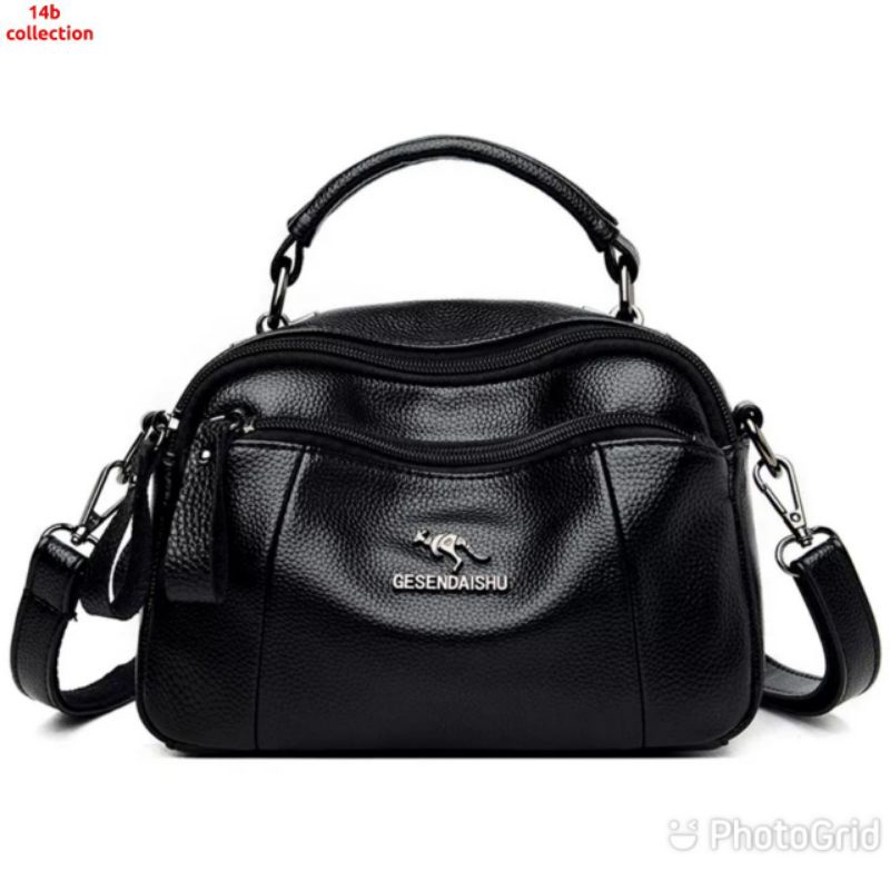 Tas Fashion Liar Rhombus Tas Wanita Gadis Messenger Bag Berbentuk Shell Messenger Bag wanita
