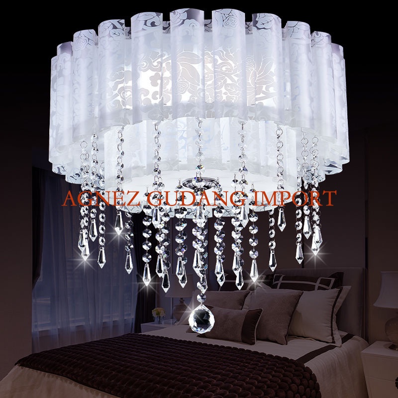Kristal Kamar Tidur Lampu Kamar Dengan Musik Bluetooth Modern LED
