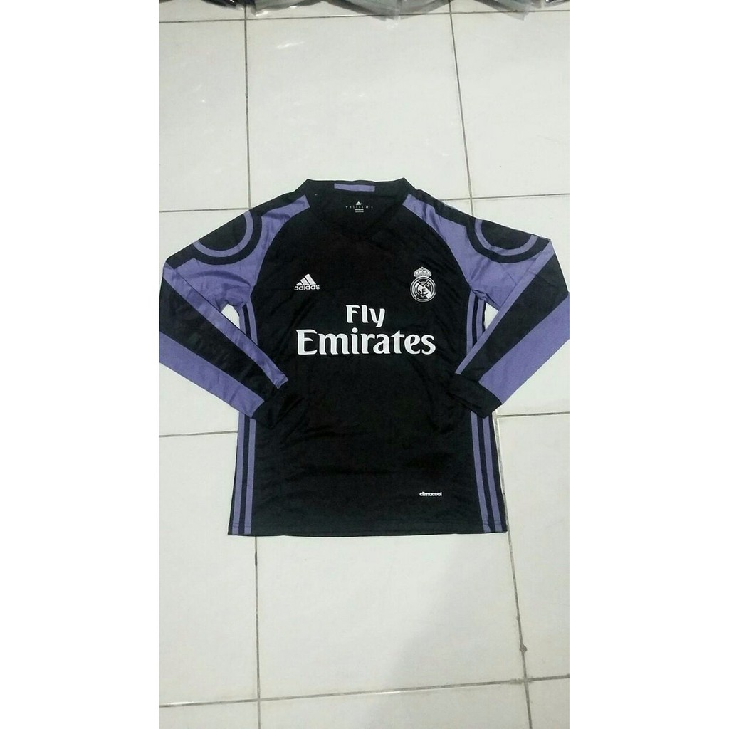 IMPORT JERSEY GRADE ORI MADRID 3RD LS LONG SLEEVE 2016 / 2017 PALING MURAH
