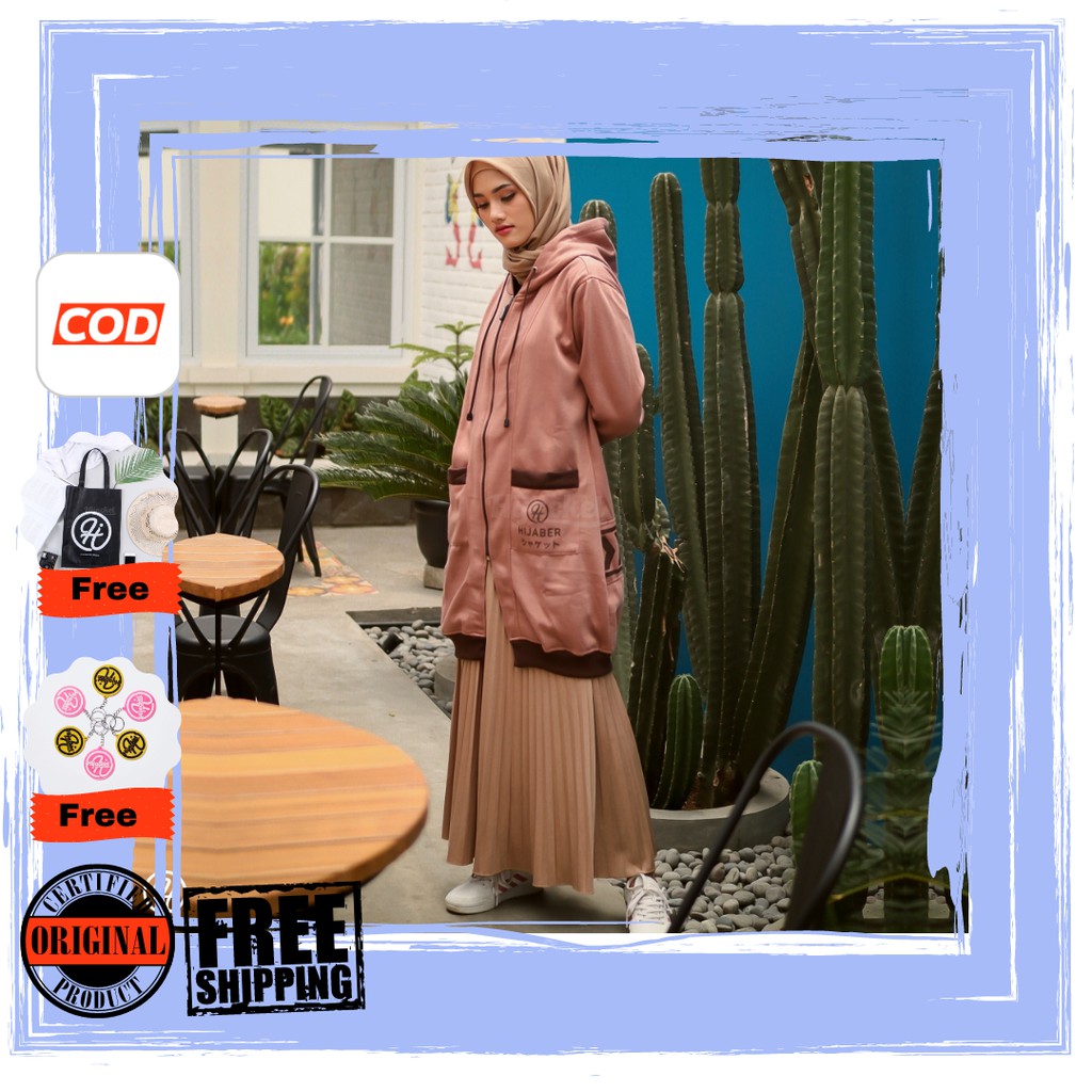 jaket wanita hoodie zipper kekinian style jaket korea wanita bahan premium fleece tebal dingin